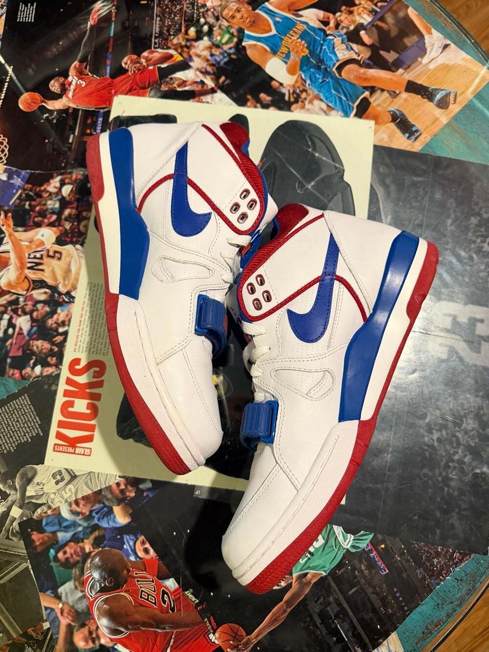 2003 Nike Air Alpha Force II Philly 76ers Charles Barkley Size 11.5 - Picture 2 of 8